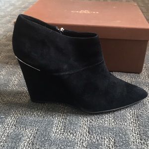 Coach suede booties